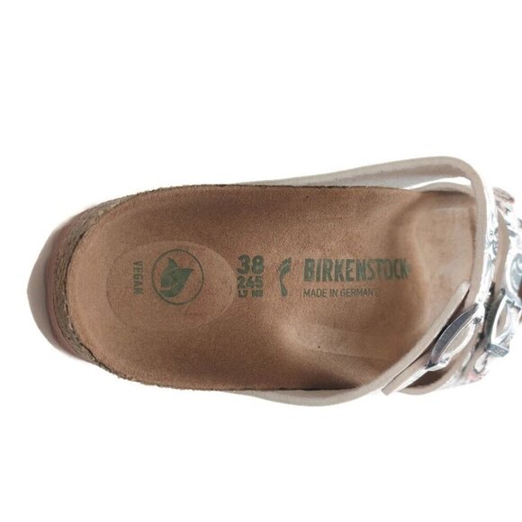 Birkenstock Sydney Vegan Birko-Flor Sandals Womens 7 EU 38 Paisley Light Rose - Picture 2 of 9